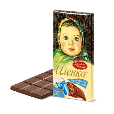 Шоколад Аленка много молока, 90 гр.